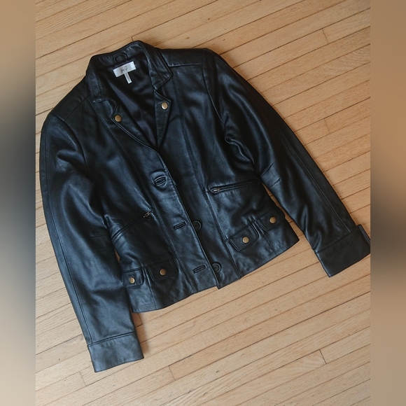 Metro 7 | Vintage Leather Jacket Sz2 - Picture 3 of 8